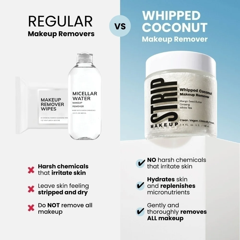 Strip Makeup Whipped Coconut Makeup Remover FULL-SIZE